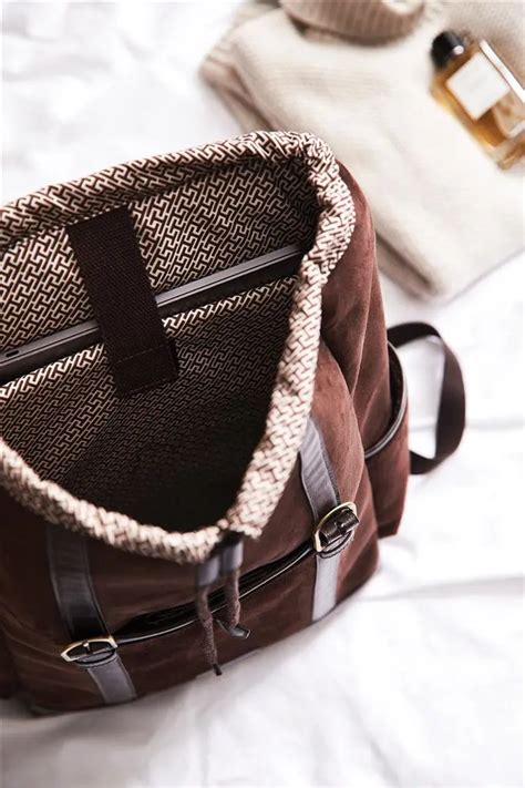 sac à dos imitation daim femme
